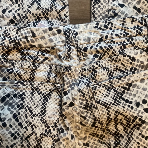GOOD AMERICAN Good Waist Gray Snake Print High Waist Skinny Jeans size 8/29 C72 - Picture 10 of 10